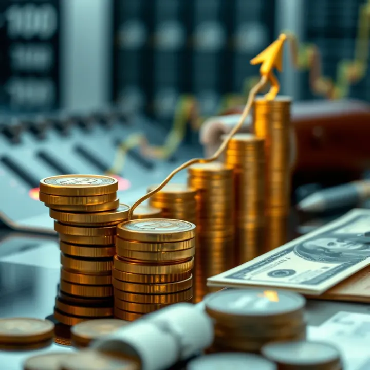 Conceptual illustration of financial growth and risk management for Nigerian investors