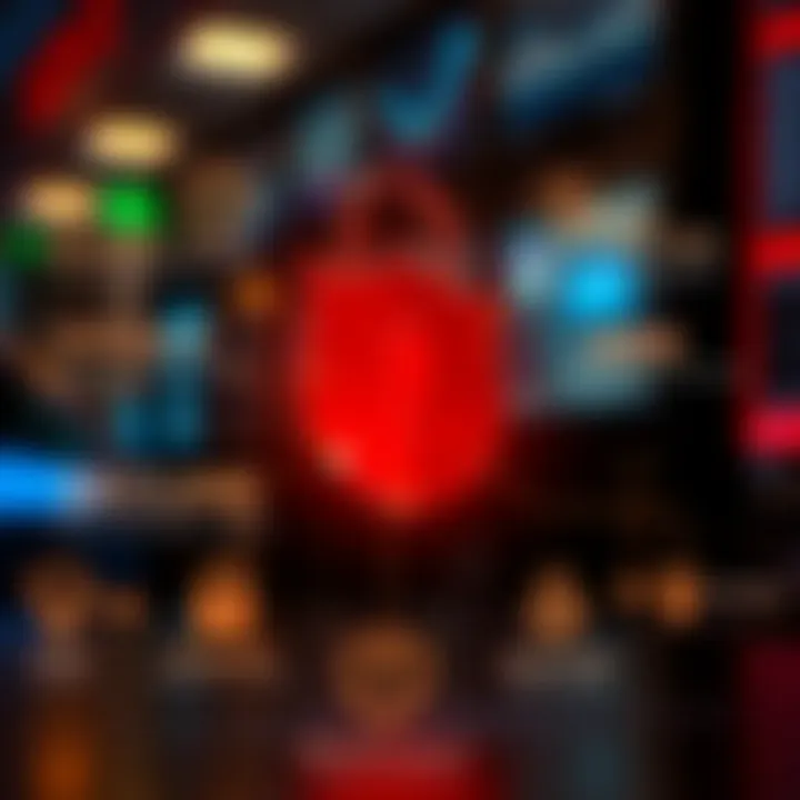 Graphical representation of secure trading features and encryption methods in the ABR app