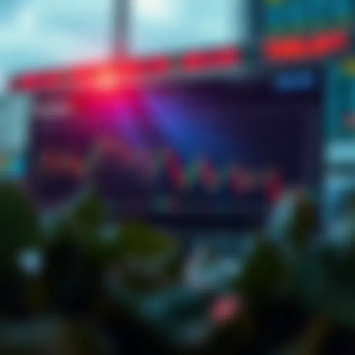 Visual representation of risk management and trading strategies in forex markets