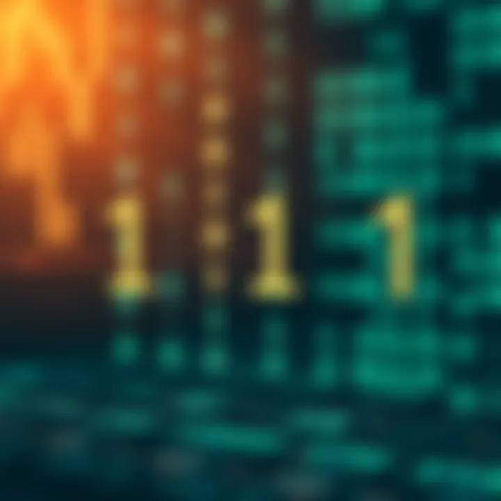 Comparing Binary Values in Digital Systems Visual representation of binary comparison operations in computing