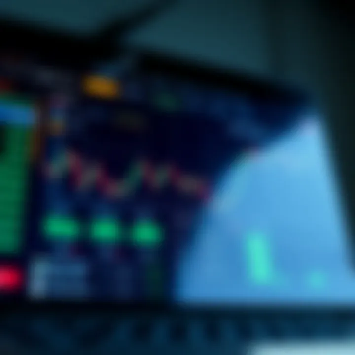 Dashboard of a binary option trading platform showing asset charts and trading options