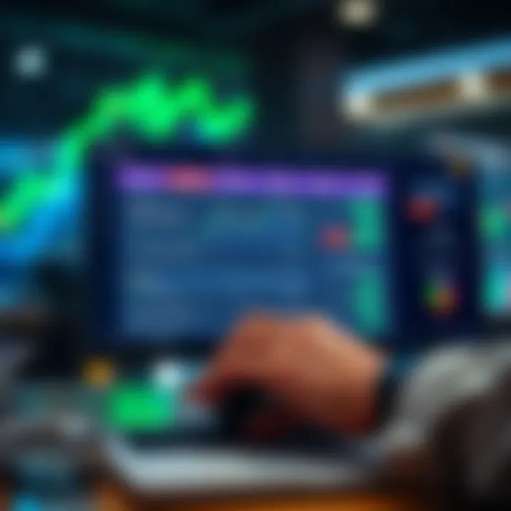 Interface displaying key features and settings of a cryptocurrency trading bot