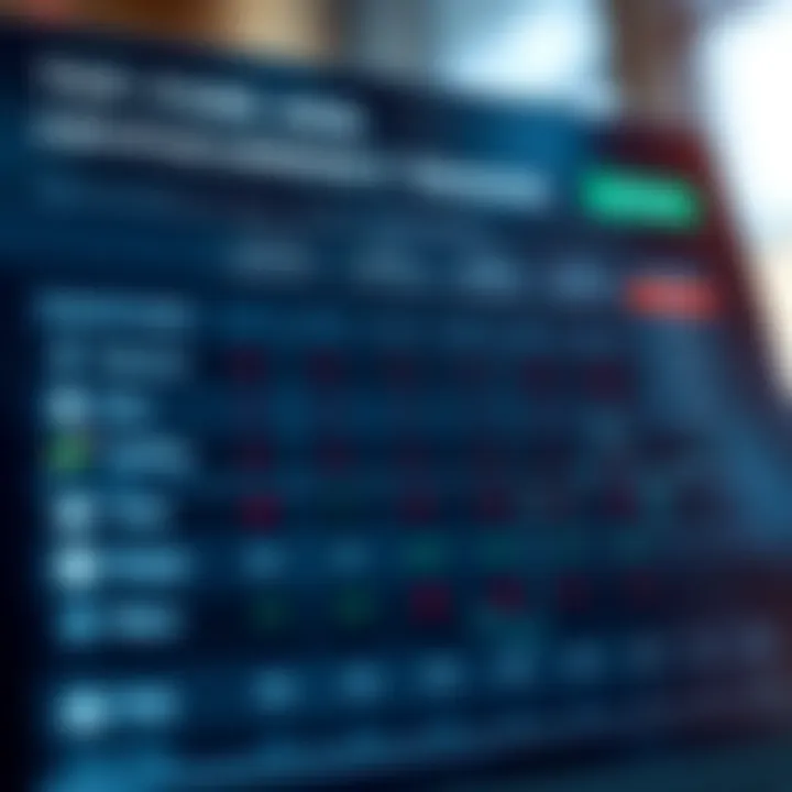 Comparison chart highlighting features, fees, and security levels of leading cryptocurrency trading apps for Nigerian traders