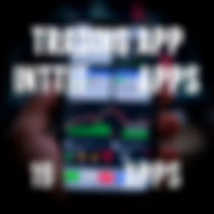 Mobile phone displaying various trading app interfaces with charts and financial data relevant to Nigerian investors