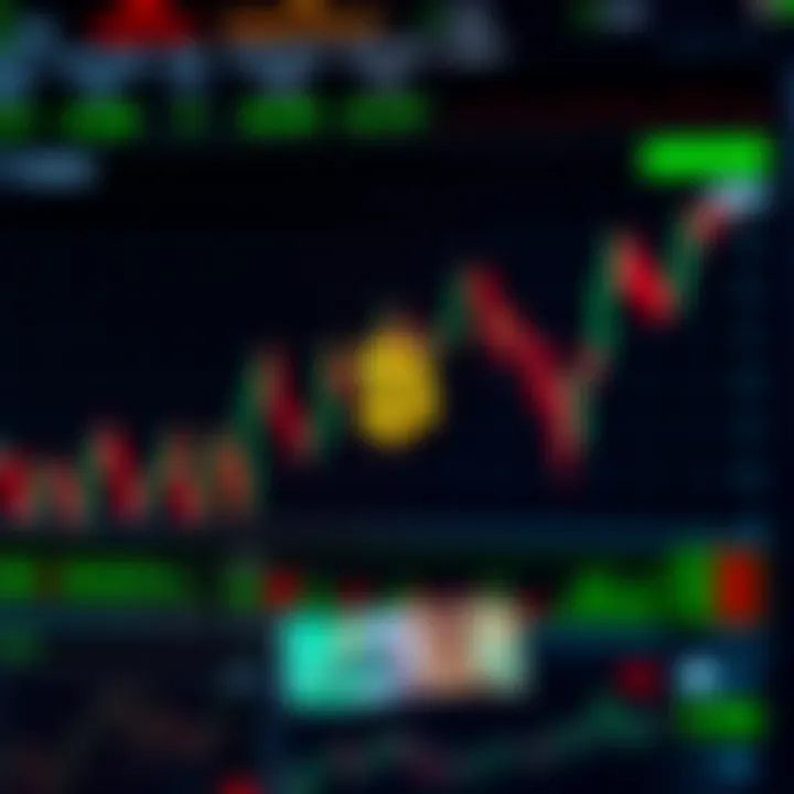 Chart displaying cryptocurrency market trends with Nigerian currency and regulatory symbols