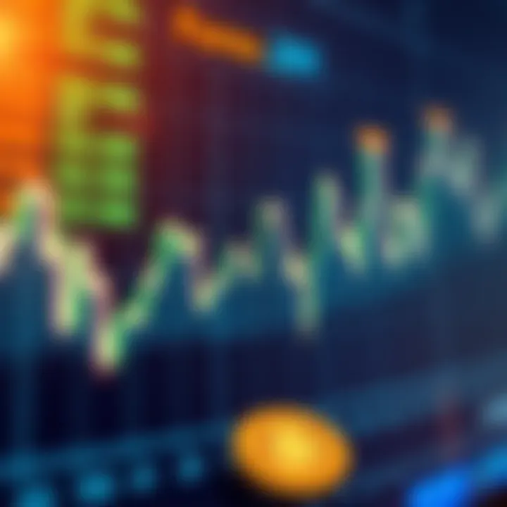Graph illustrating forex market trends with Nigerian Naira currency symbols