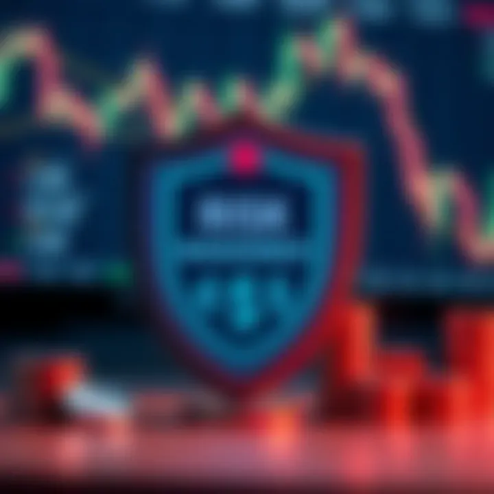 Risk Management Strategies in Forex Trading Symbolic representation of risk management using shield and currency icons