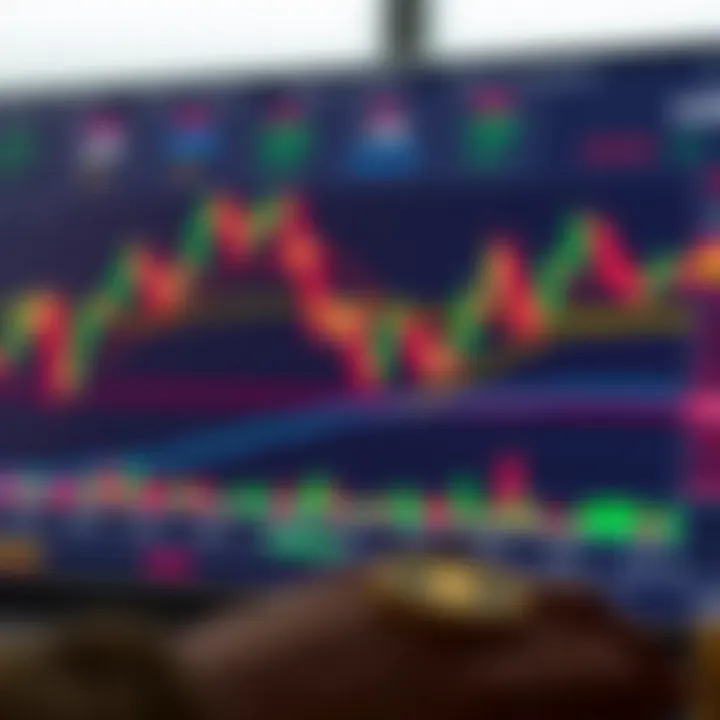 Forex trading charts and currency symbols representing the Nigerian market