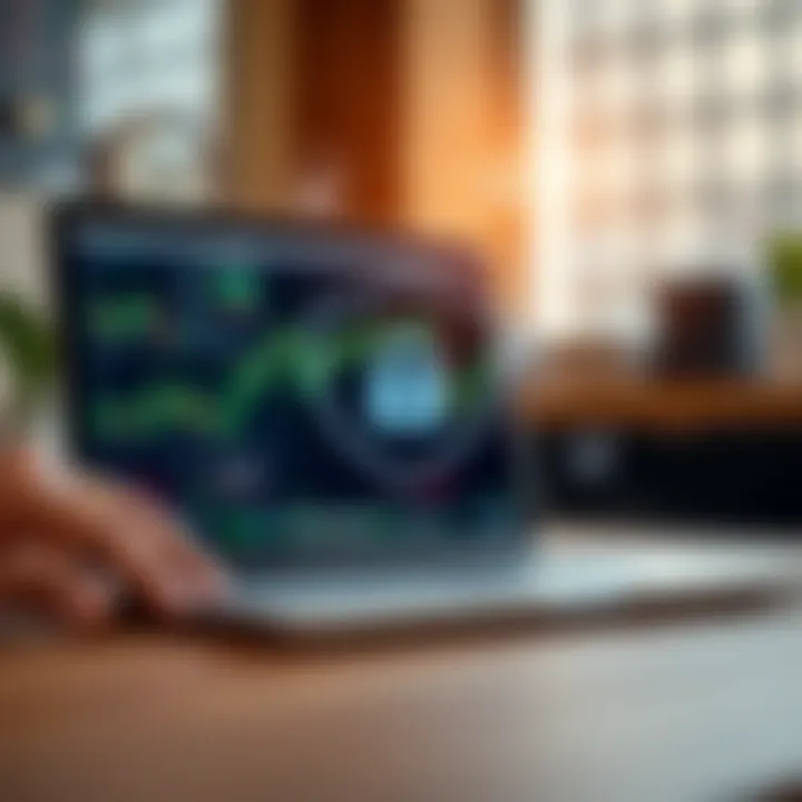 Regulatory Environment and Security in Nigerian Forex Trading Illustration of a secure online transaction with regulatory compliance symbols around a laptop