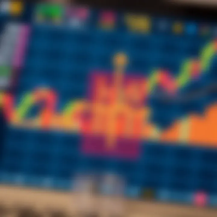 Illustration of currency pairs with arrows indicating exchange direction and value comparison