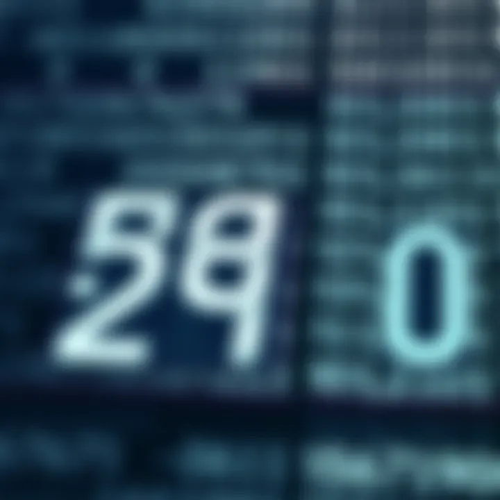 Illustration showing decimal to binary conversion with example numbers and binary digits