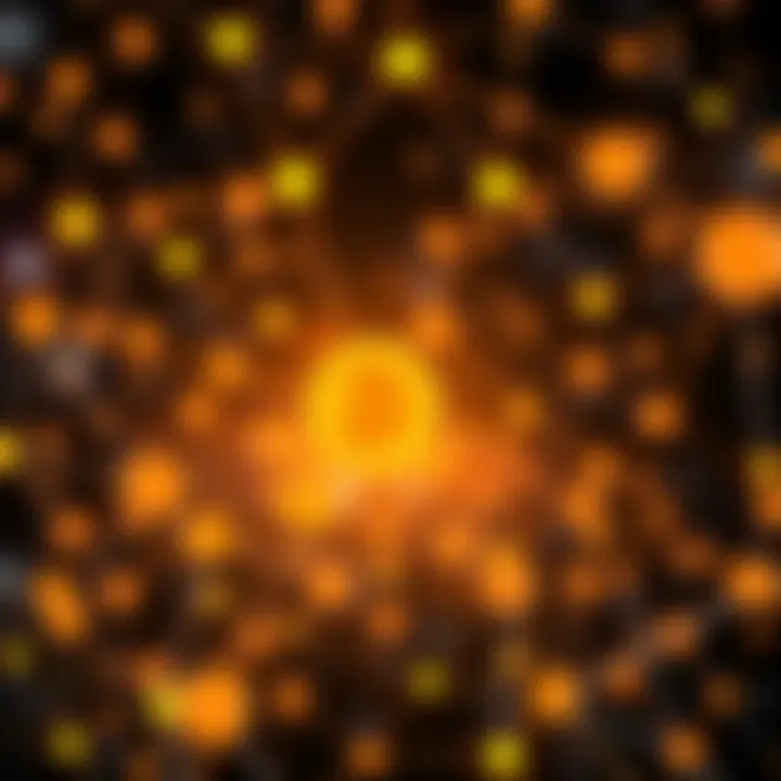 Abstract representation of interconnected nodes highlighting privacy and community in Nigerian cryptocurrency market