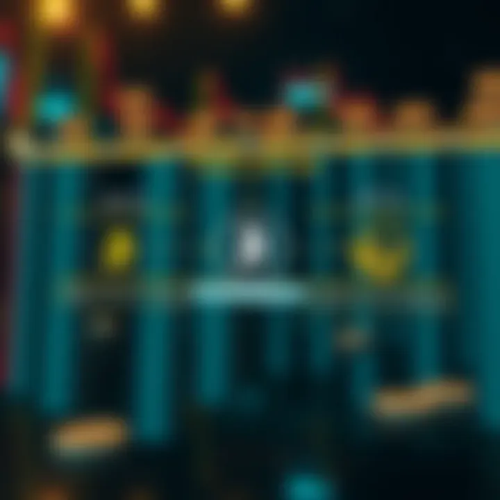 Diagram illustrating the concept of cryptocurrency arbitrage showing price differences between multiple exchanges