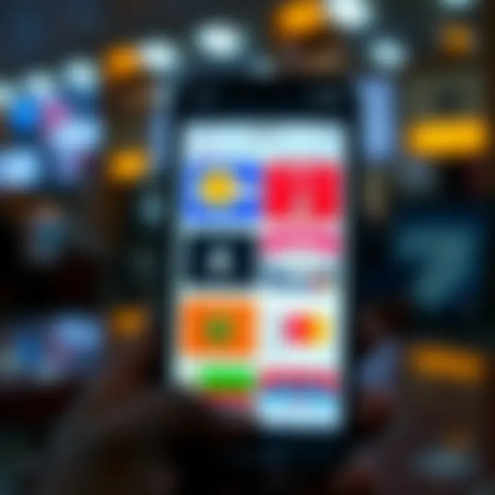 Mobile phone displaying various gift cards available for trading on a secure Nigerian app