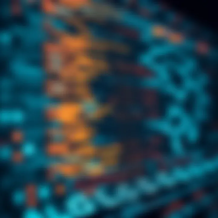 Visualization of binary data streams with highlighted patterns and data structures