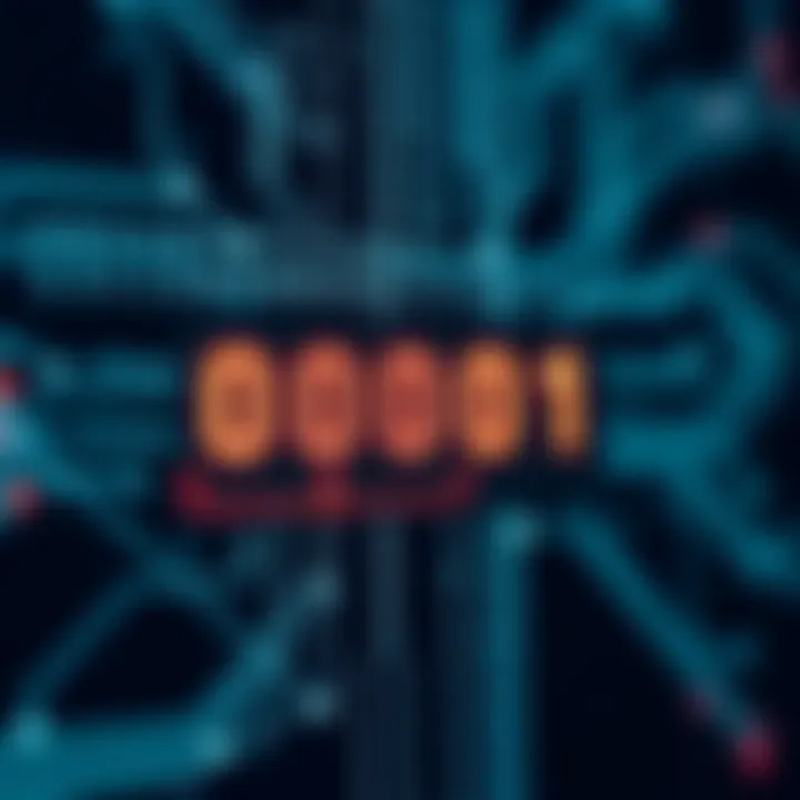 Binary Representation in Digital Systems Diagram showing how binary digits represent different values in digital circuits