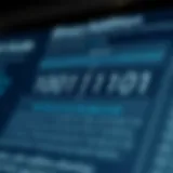 Diagram illustrating binary addition with two binary numbers aligned and summed using carry-over technique