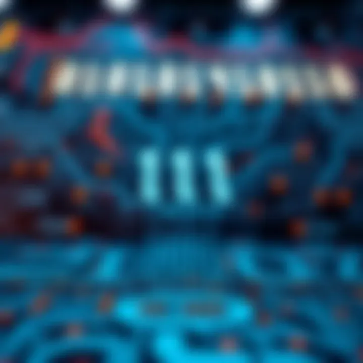 Infographic showing the role of binary numbers in digital computing systems with circuit symbols and binary digits