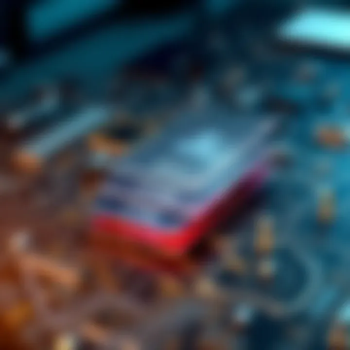 Diagram showing the layered structure and data encoding of a binary ID card