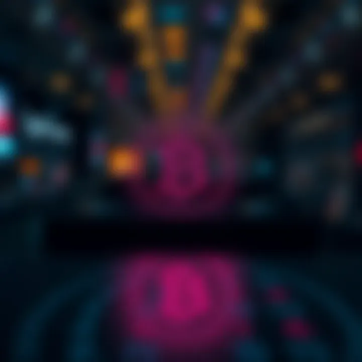 Creative logo showcasing digital branding elements inspired by binary symbols