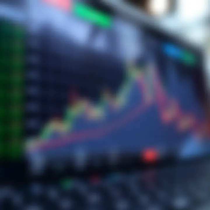 Graph illustrating the concept of binary options trading with clear profit and loss zones