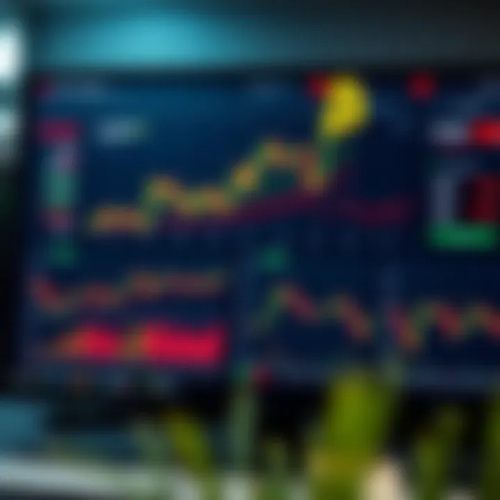Dashboard showing various sources of crypto trading signals and indicators for market analysis