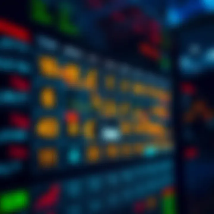 Calendar displaying key global economic indicators with currency symbols