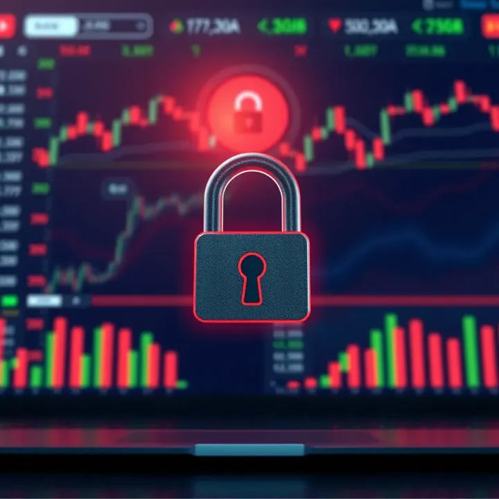 Secure online trading platform with lock symbol emphasizing safety and trust for Nigerian investors