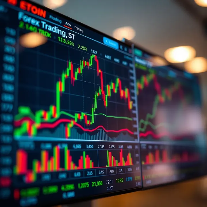 Chart displaying forex trading trends and currency pairs for Nigerian market analysis