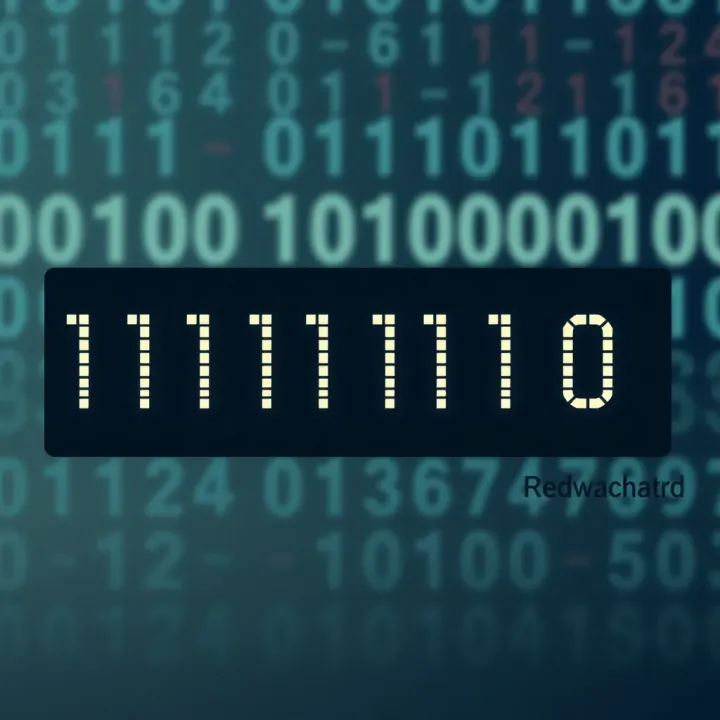 Diagram showing binary subtraction with borrowing concept illustrated using binary digits