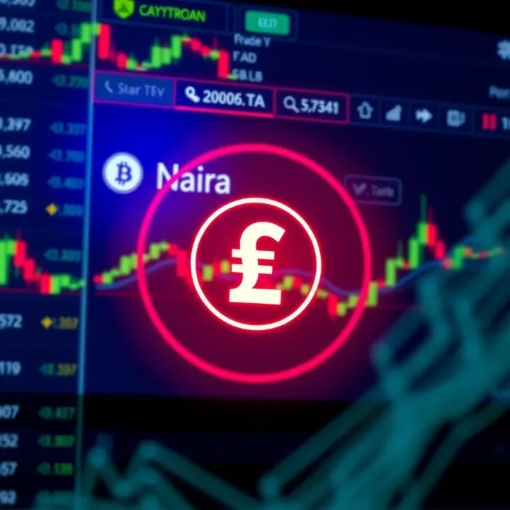 Secure online payment interface showing Nigerian Naira symbol for cryptocurrency transactions