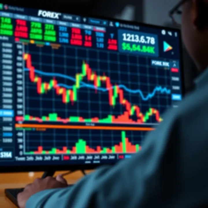Chart displaying forex trading risks and management strategies for Nigerian market