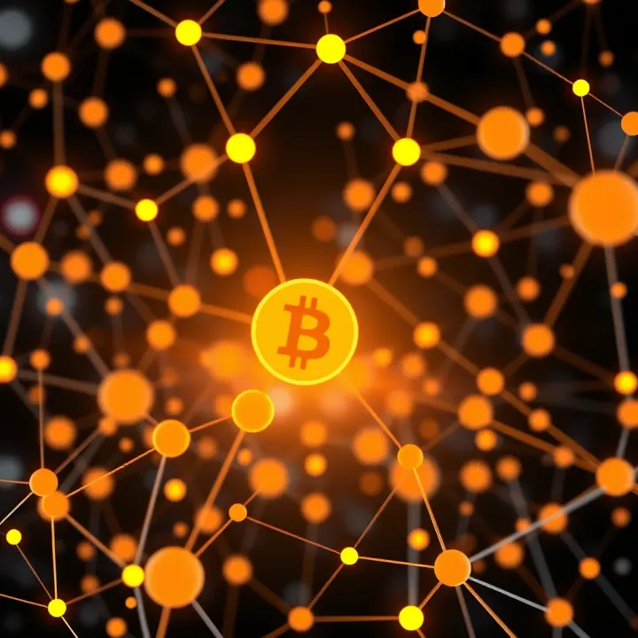 Abstract representation of interconnected nodes highlighting privacy and community in Nigerian cryptocurrency market