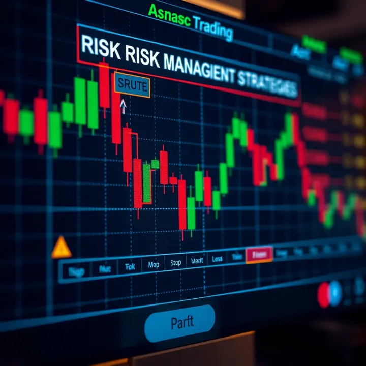 Chart illustrating risk management techniques with stop loss and take profit levels
