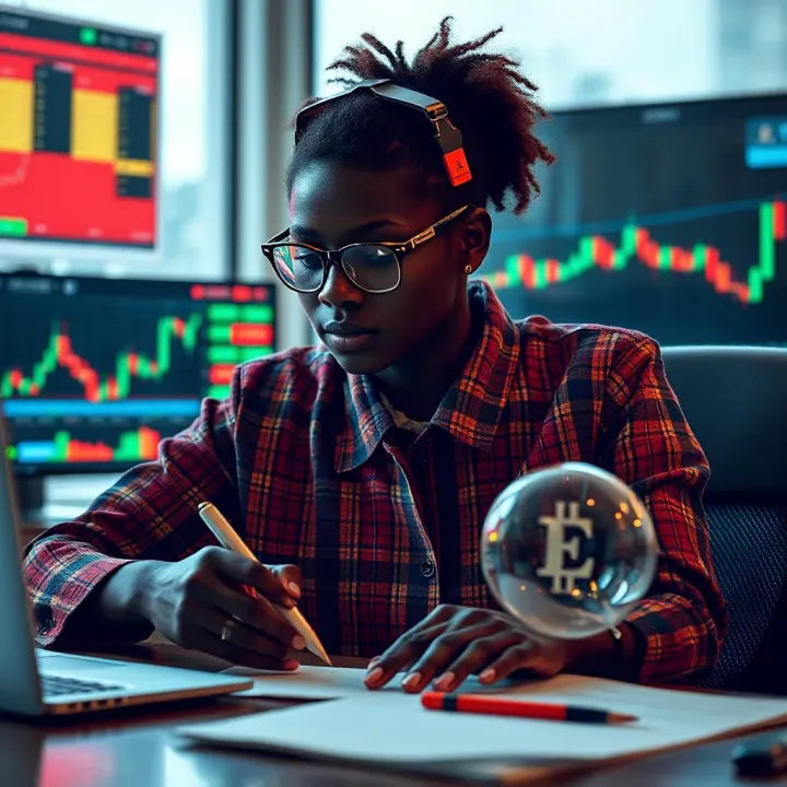 Instagram profile showcasing trading strategies and financial charts related to binary forex