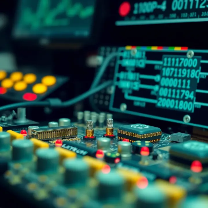 Binary Logic and Its Role in Computing Illustration explaining binary logic gates and their role in computer operations