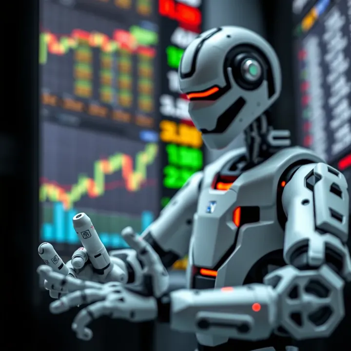 Visual representation of risk management strategies for binary bots in volatile markets