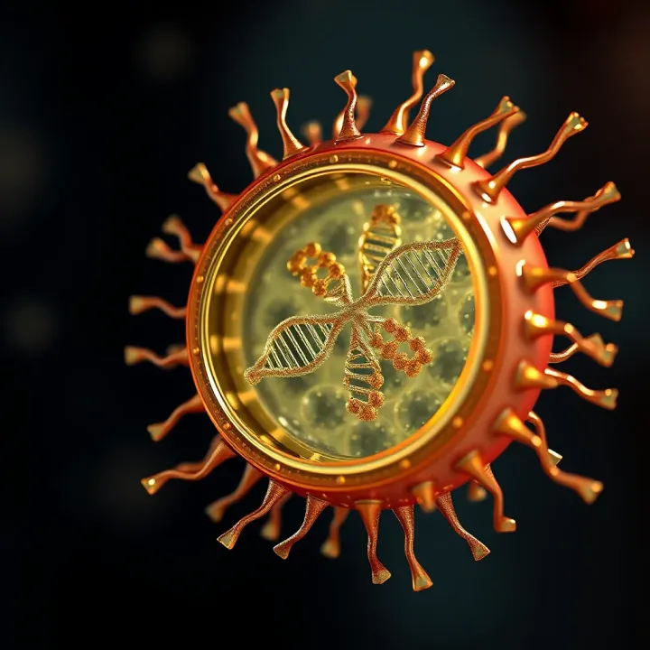 Diagram showing the stages of binary fission in a bacterium with DNA replication and cell division