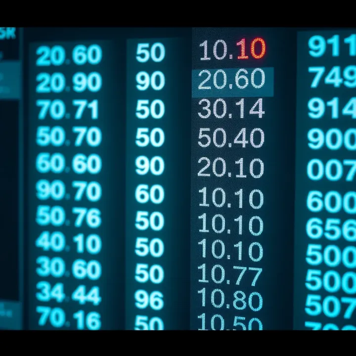 Illustration depicting conversion between binary and decimal number systems