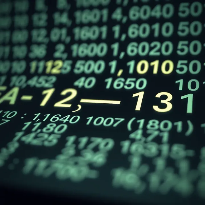 Example of binary subtraction showing calculation from start to finish