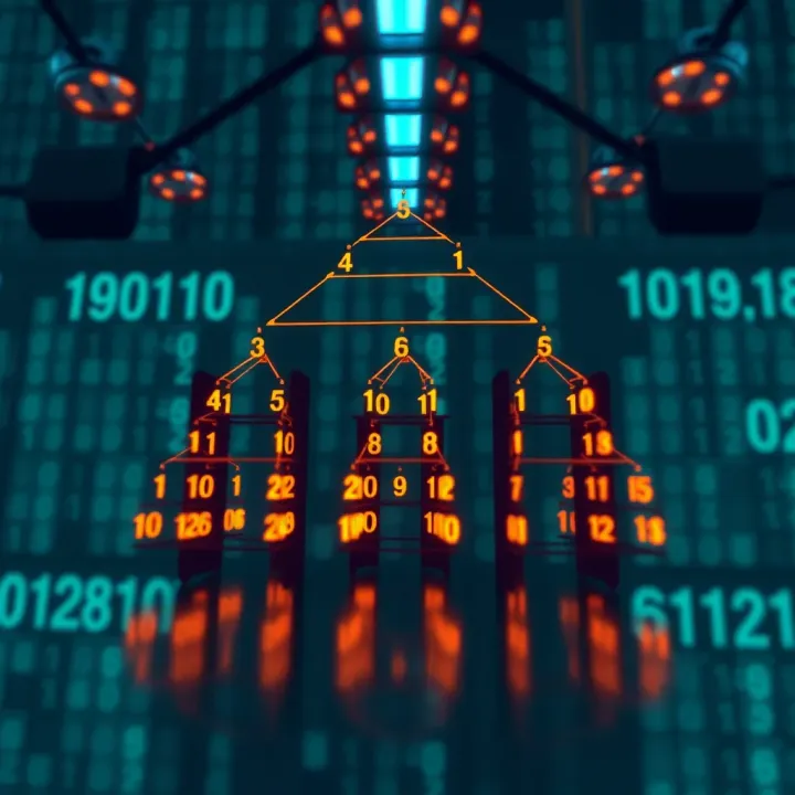 Illustration demonstrating common binary search tree operations like insertion, deletion, and traversal