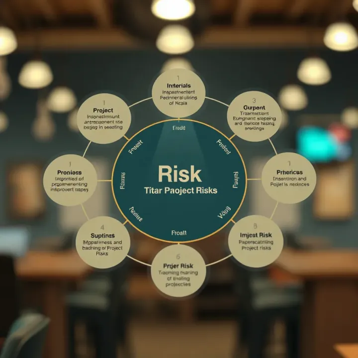 Diagram showcasing tools for assessing and controlling project risks in Nigerian projects
