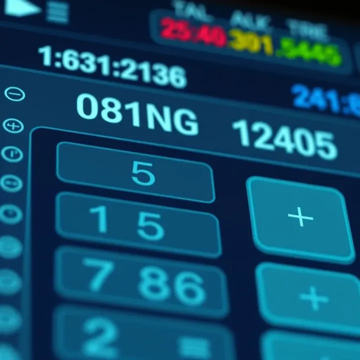 Screenshot of a digital binary multiplication calculator interface showing input fields and calculation results